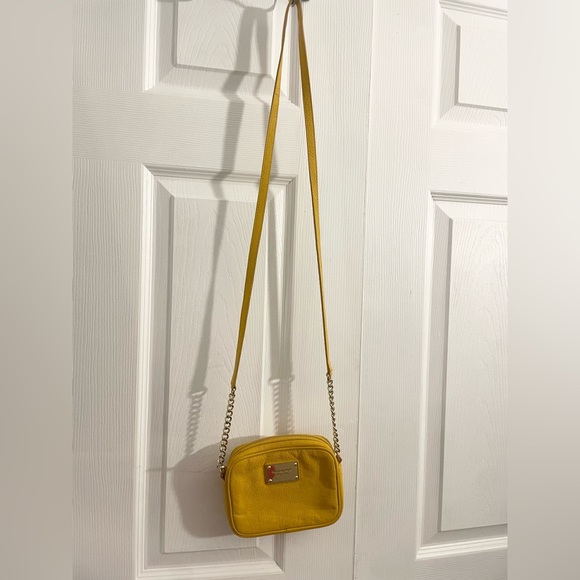 Michael Kors Yellow Leather Crossbody - Picture 2 of 4